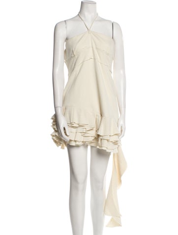 Alexis Dresses Halterneck Mini Dress L