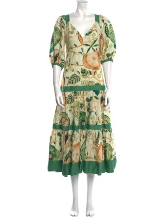 Alexis Linen Long Dress