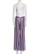 Alexis Silk Striped Pant Set