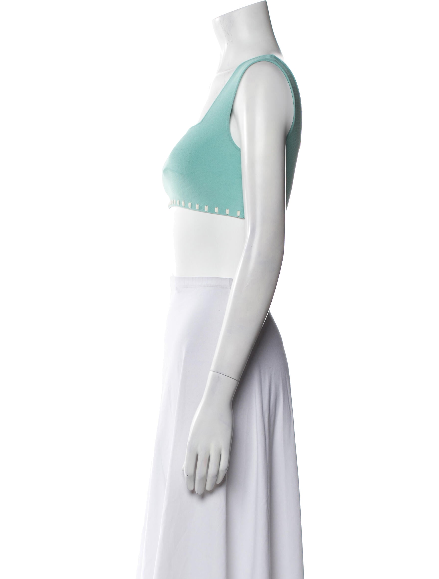 Alexis Square Neckline Sleeveless Crop Top