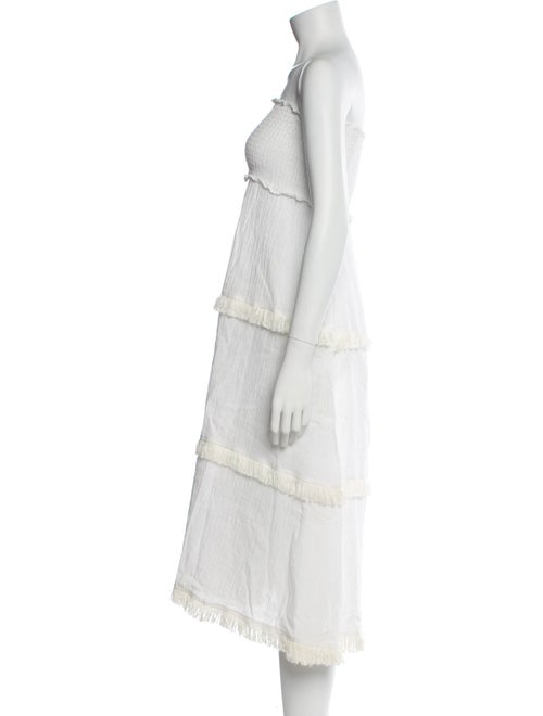 Alexis Linen Knee-Length Dress