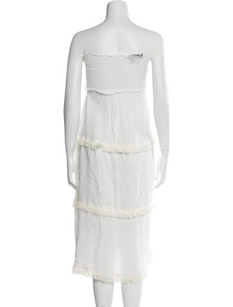 Alexis Linen Knee-Length Dress