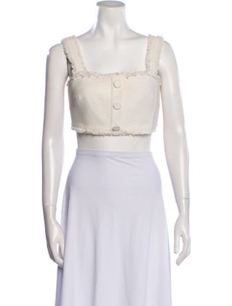 Alexis Square Neckline Sleeveless Crop Top