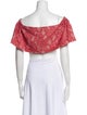 Alexis Lace Pattern Lace Cropped Top