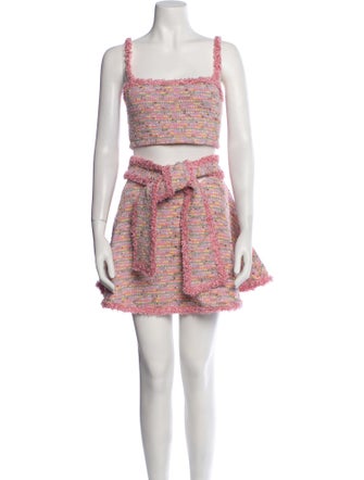 Alexis Tweed Pattern Skirt Set