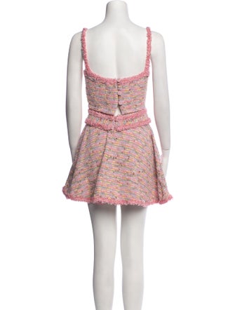 Alexis Tweed Pattern Skirt Set