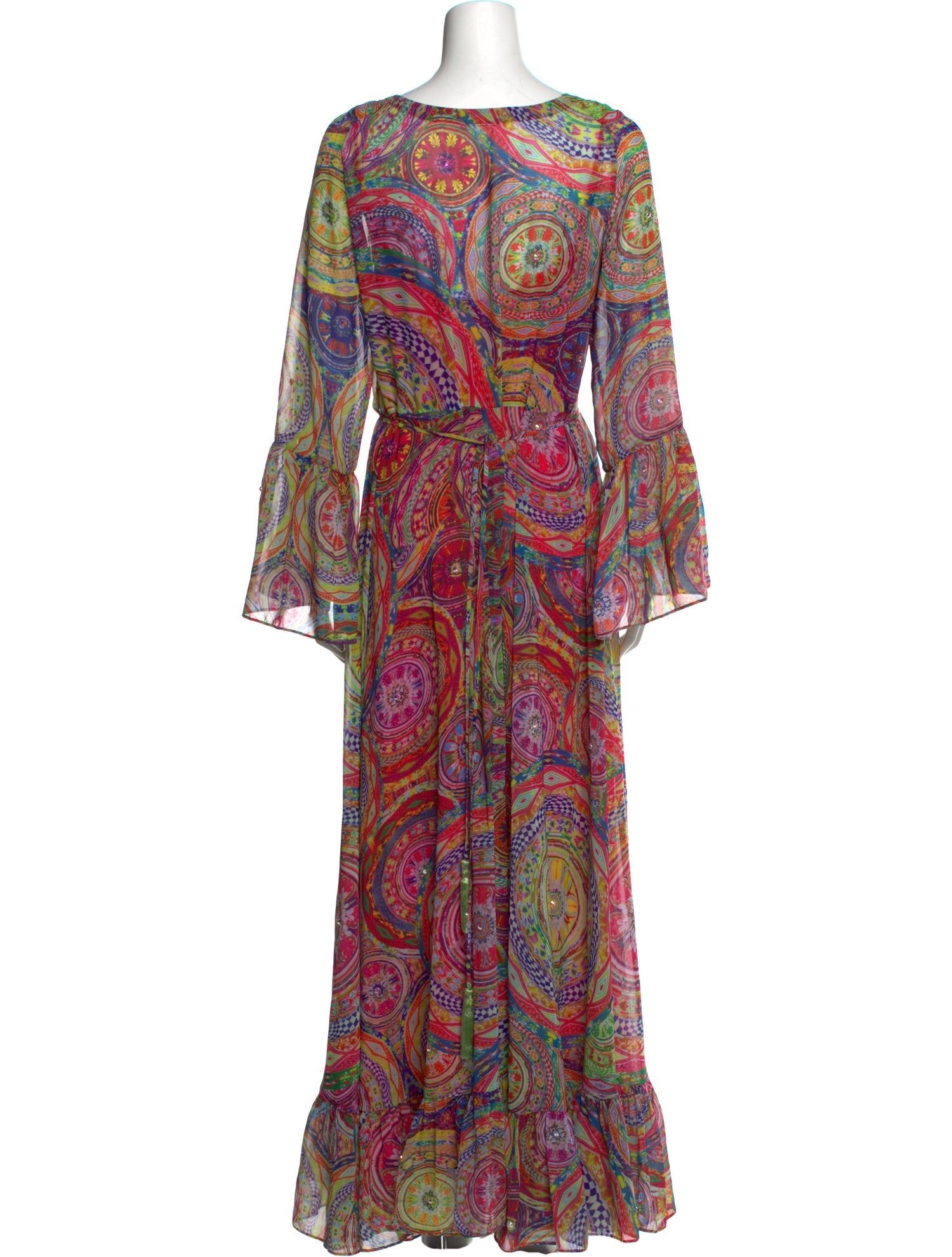 Alexis Paisley Print Long Dress