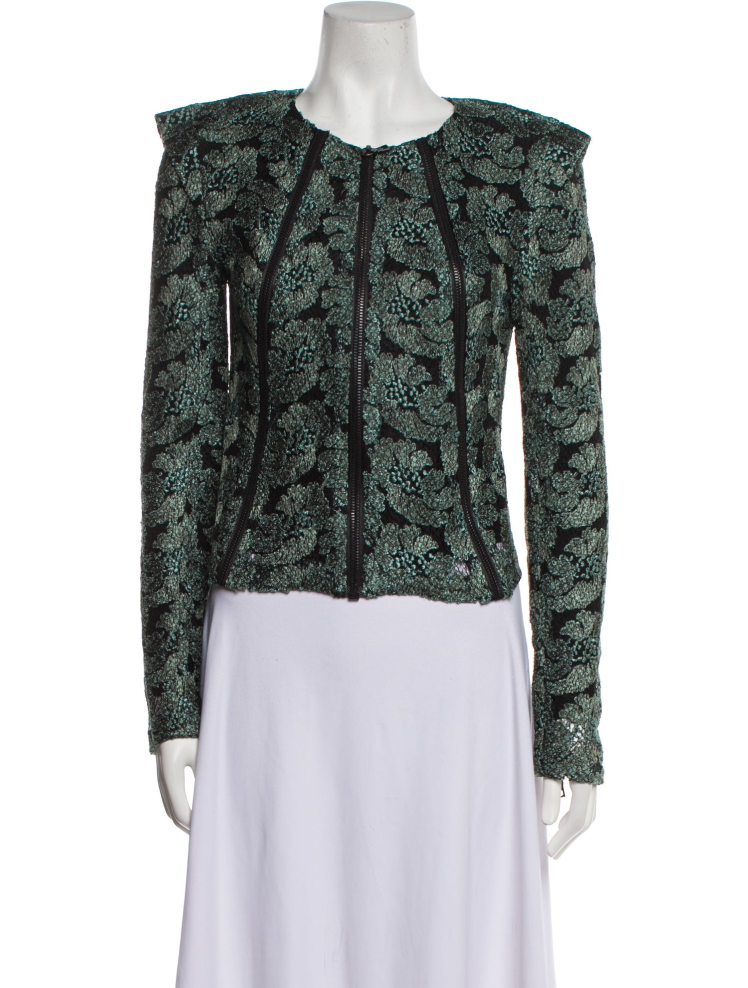 Alexis Tweed Pattern Evening Jacket