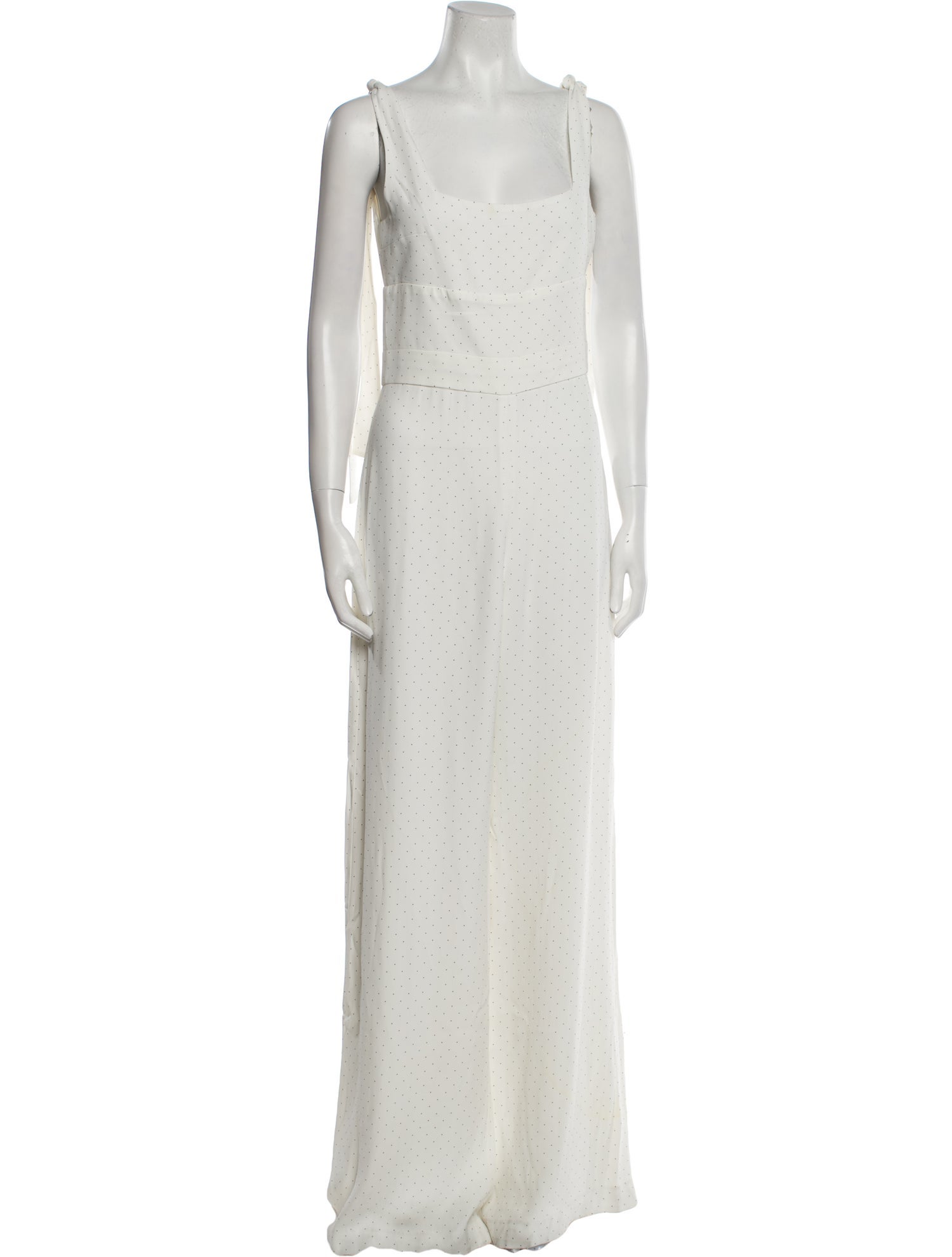 Alexis Lace Pattern Mock Neck Jumpsuit