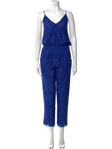 Alexis Jumpsuits and Rompers Lace V-Neck Jumpsuit S