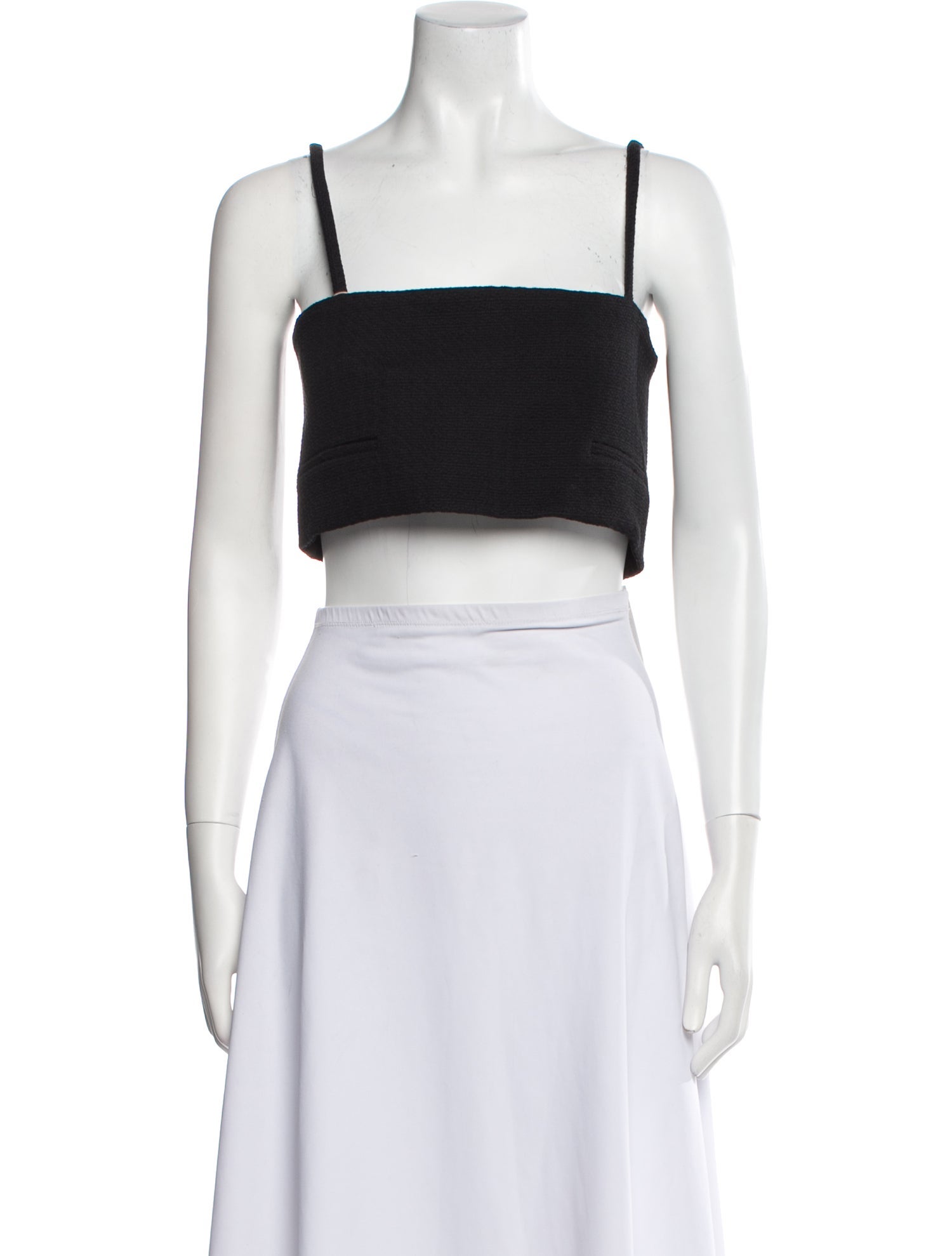 Alexis Square Neckline Sleeveless Crop Top w/ Tags