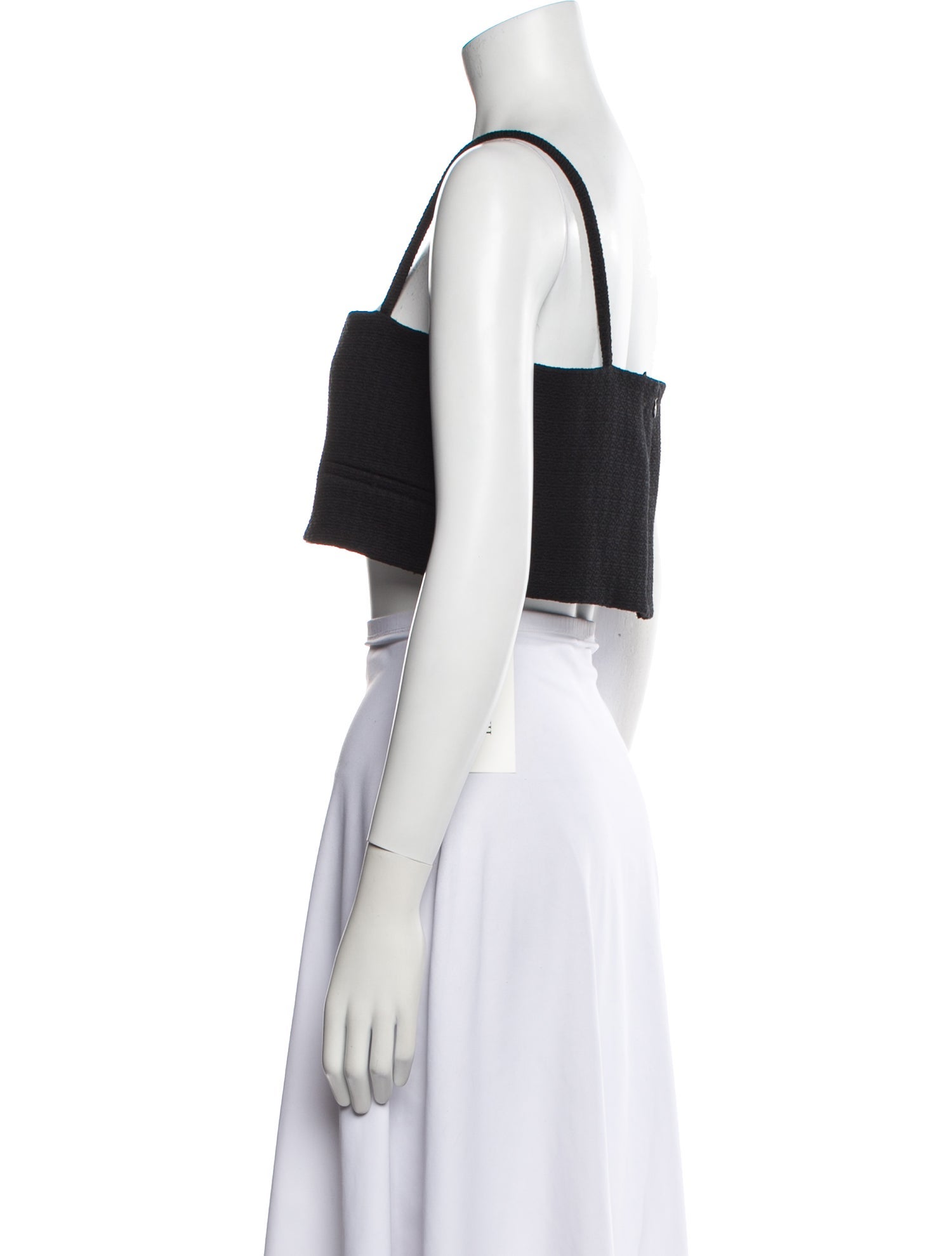 Alexis Square Neckline Sleeveless Crop Top w/ Tags