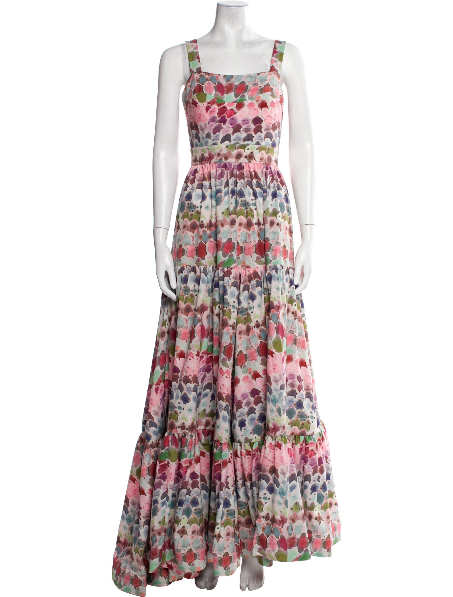 Alexis Floral Print Long Dress