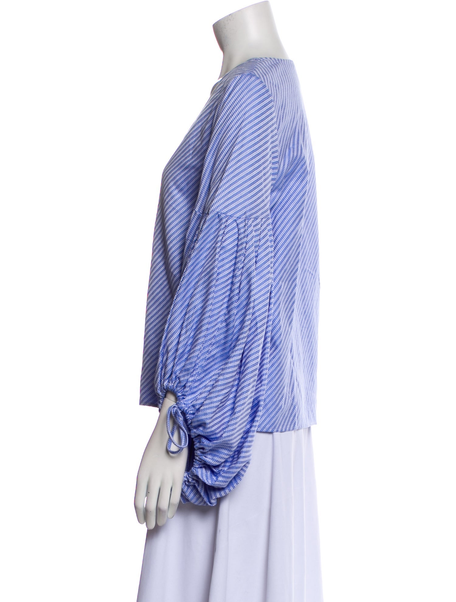 Alexis Printed V-Neck Blouse