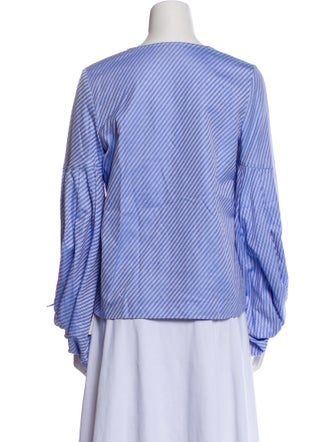 Alexis Printed V-Neck Blouse