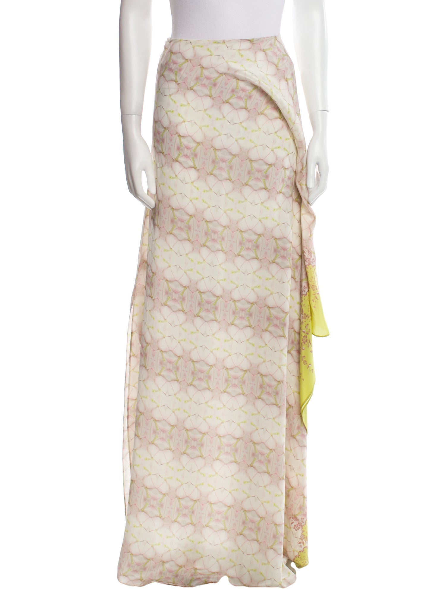 Alexis Silk Long Skirt