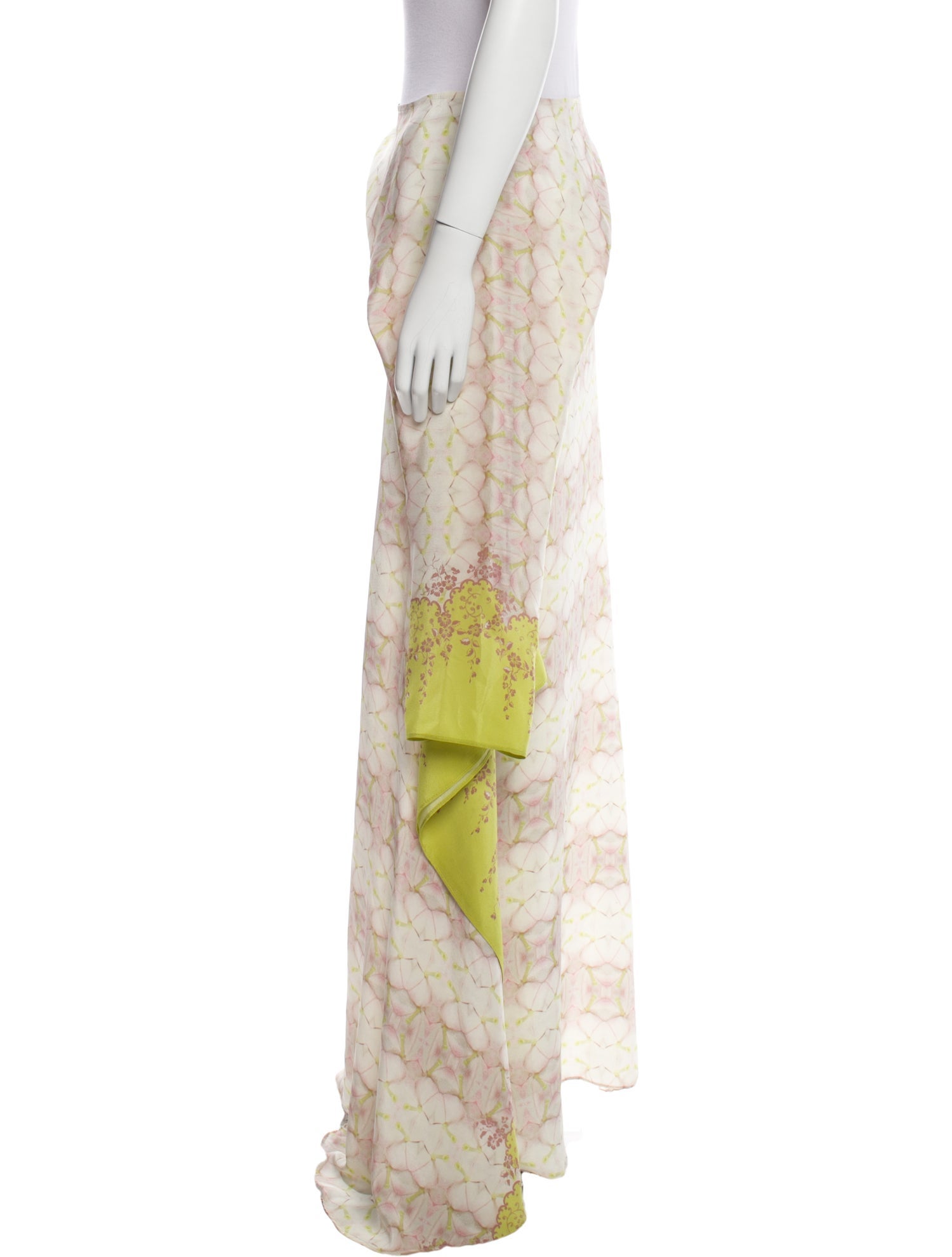 Alexis Silk Long Skirt