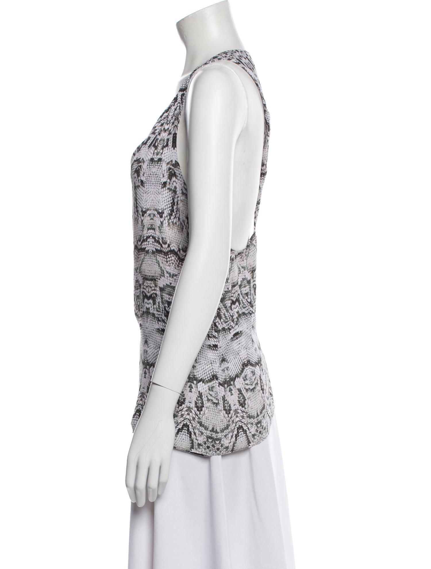 Alexis Printed V-Neck Top