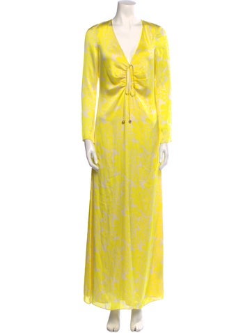 Alexis Dresses Printed Long Dress XS