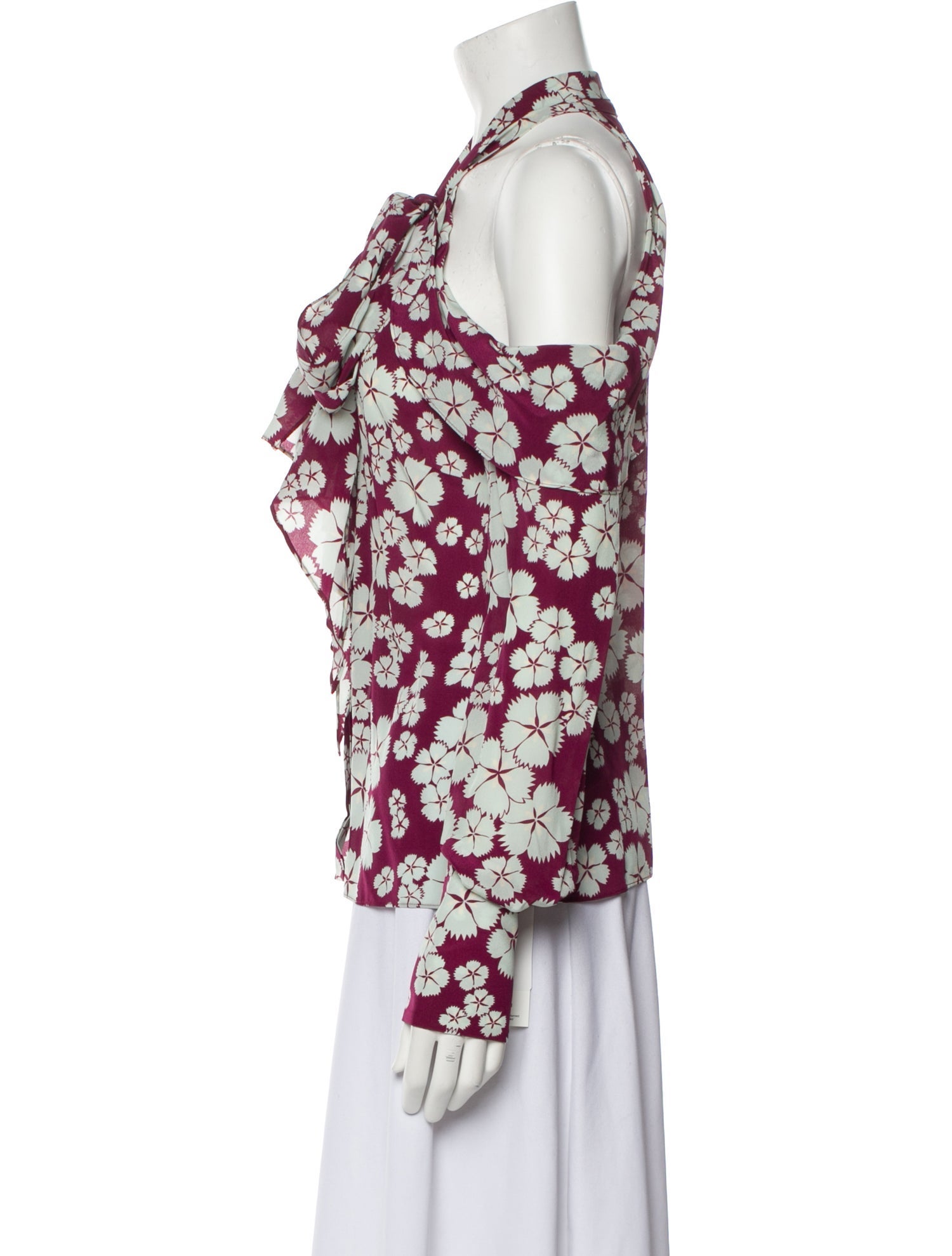 Alexis Silk Floral Print Blouse