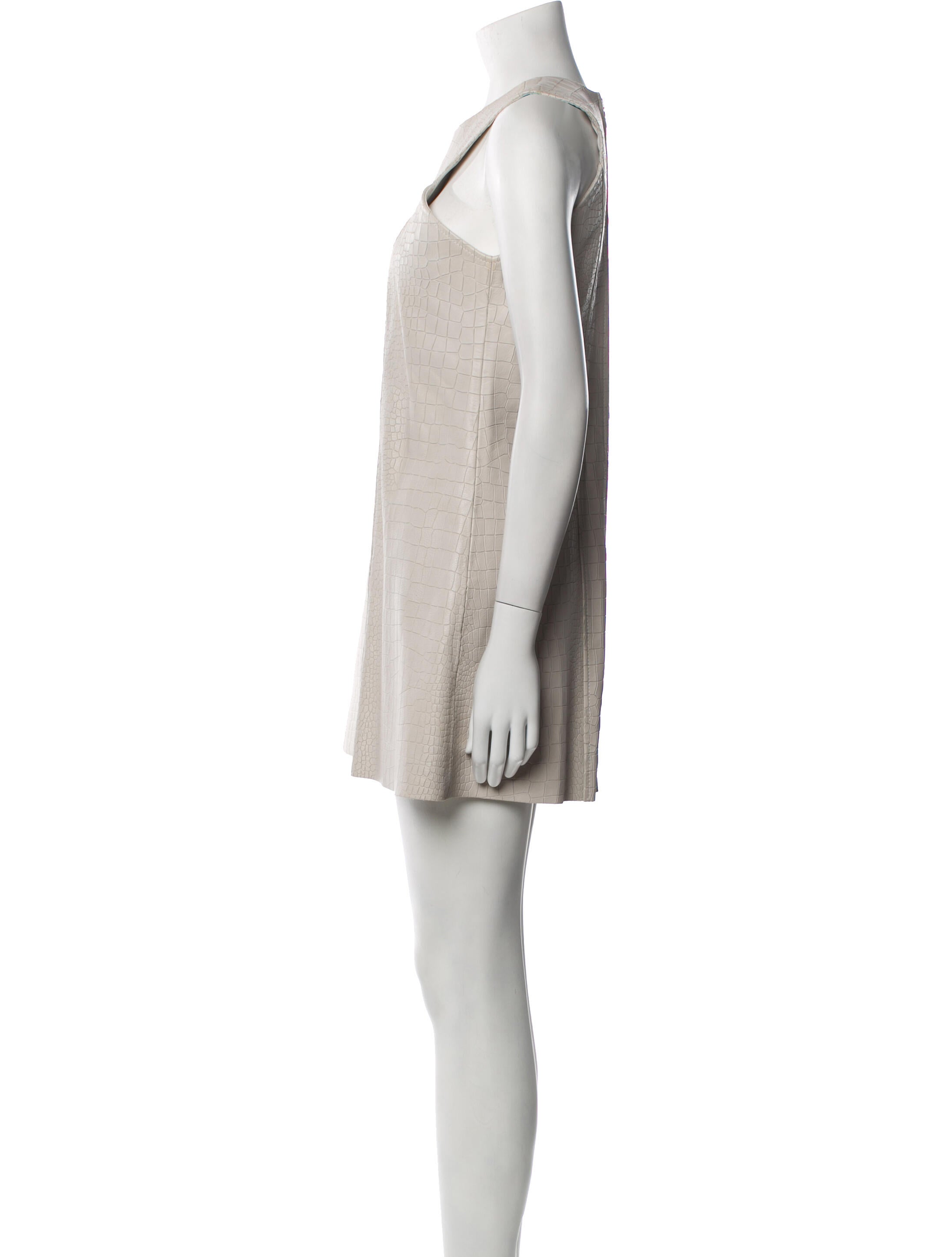 knee length dresses for ladies Allure Leather Dress – Retrofete main image 0