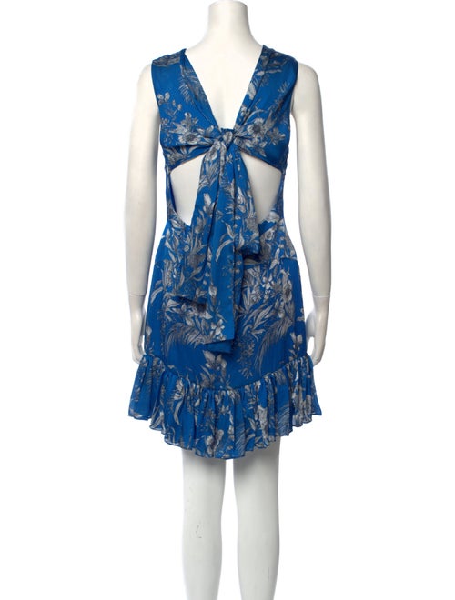 Alexis Floral Print Mini Dress