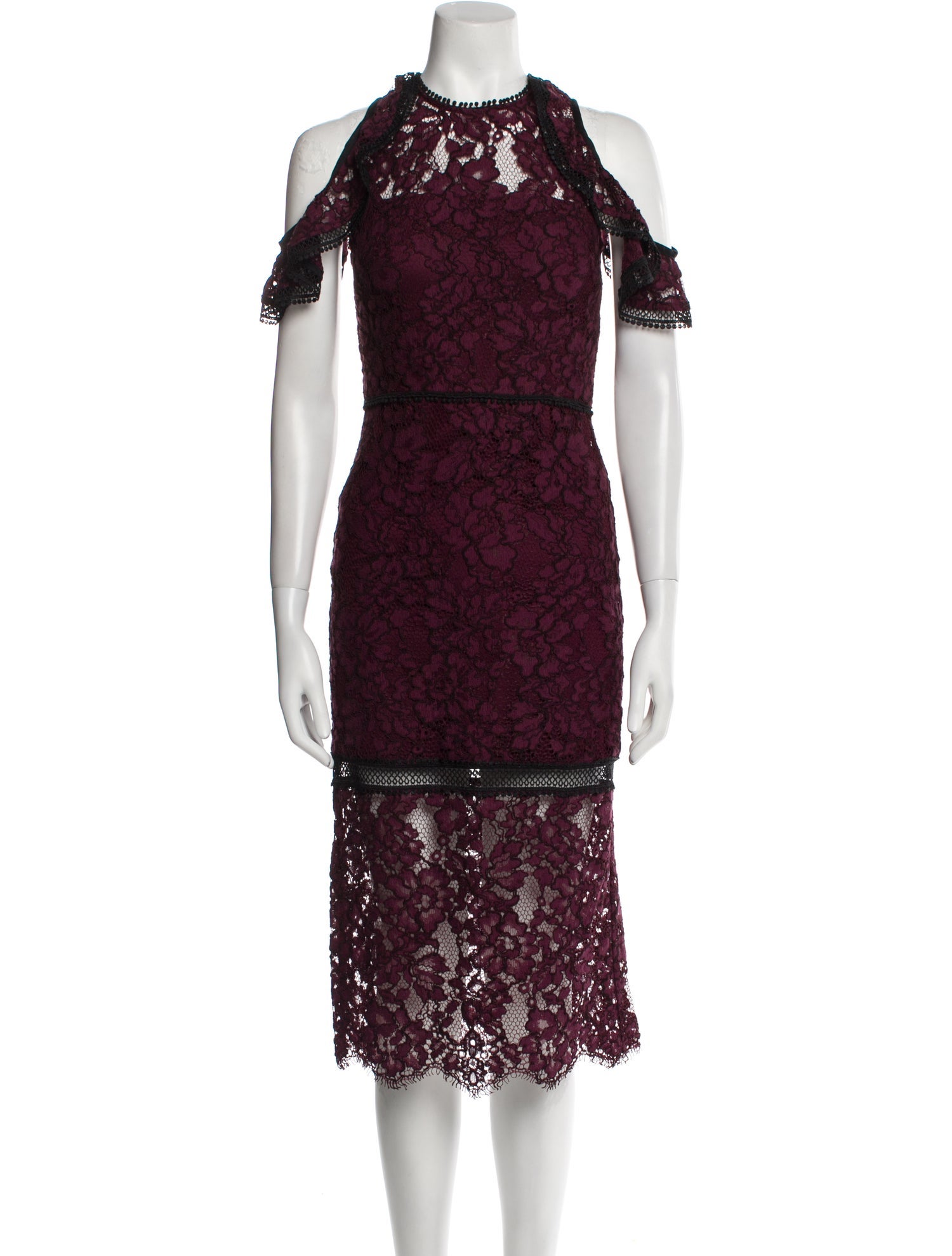 Alexis Lace Midi Length Dress