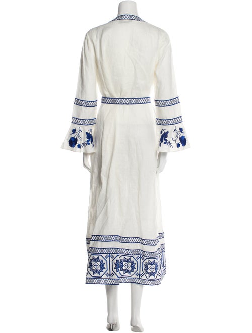 Alexis Linen Printed Robe