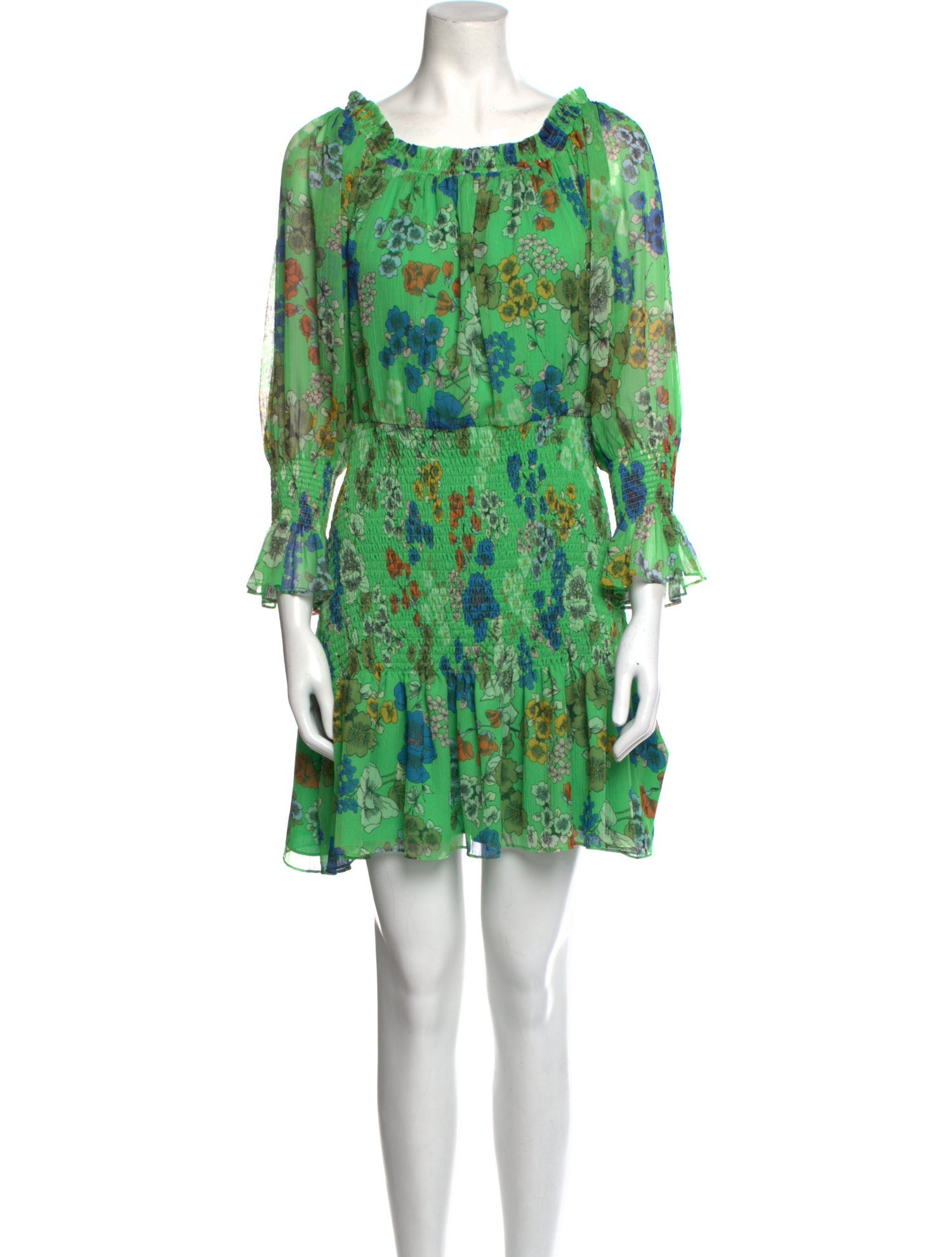 Alexis Floral Print Mini Dress