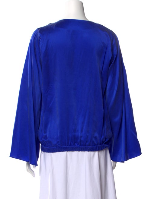 Alexis Silk V-Neck Blouse