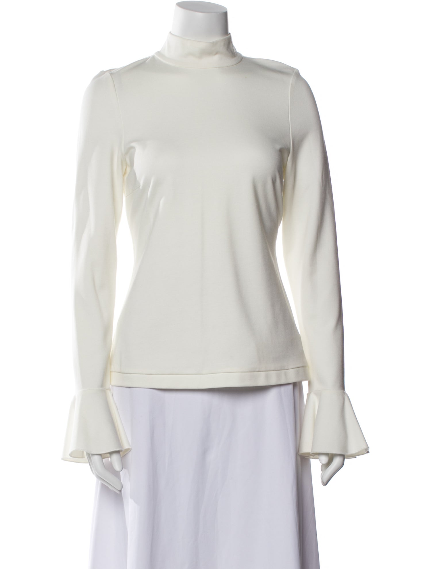 Alexis Mock Neck Long Sleeve Blouse