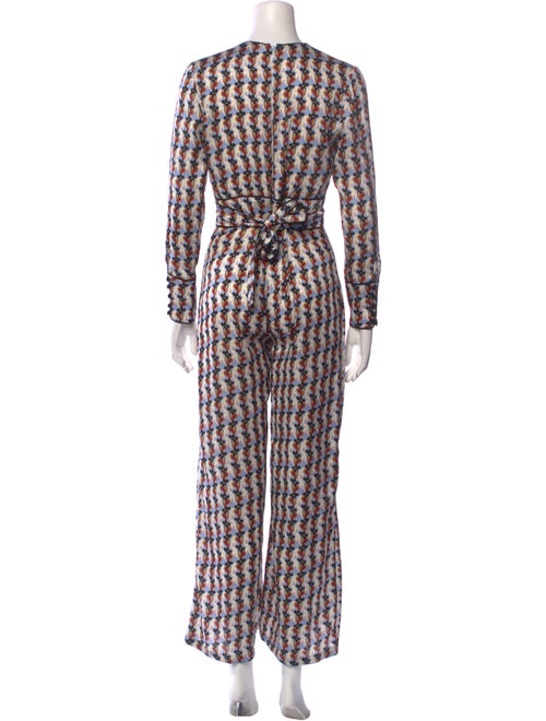 Alexis Printed V-Neck Jumpsuit