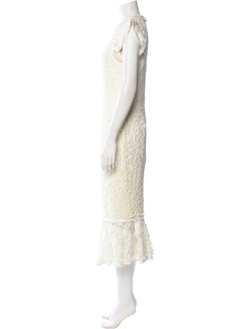 Alexis Lace Pattern Long Dress