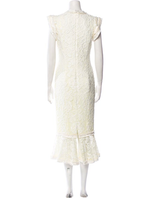 Alexis Lace Pattern Long Dress