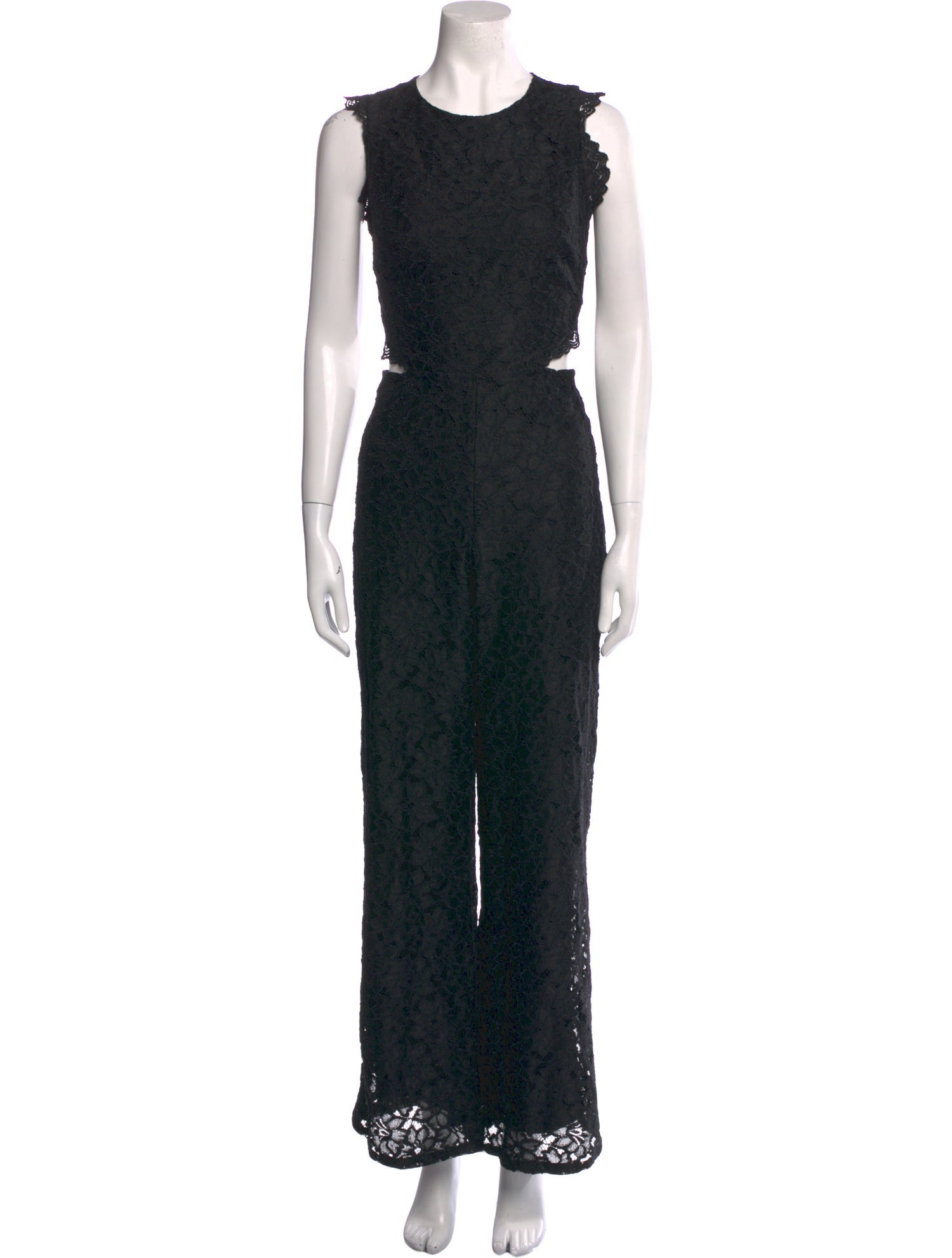 Alexis Nylon Lace Pattern Jumpsuit