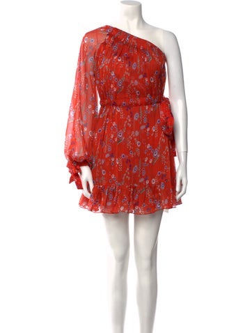 Alexis Dresses Floral Print Mini Dress XS