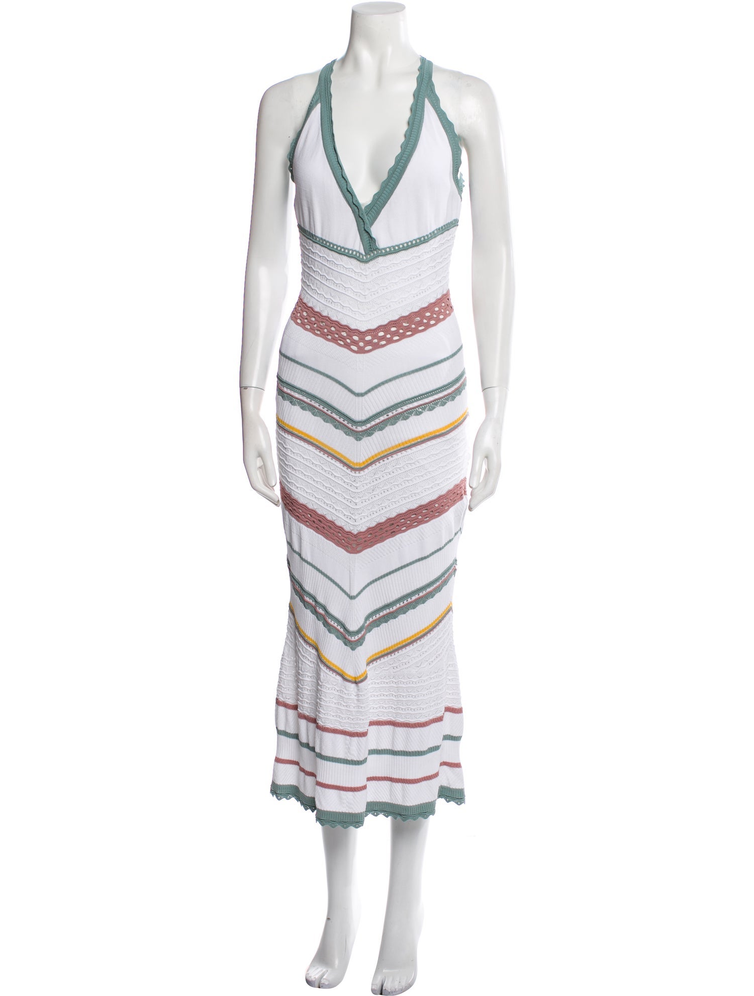 Alexis Striped Long Dress