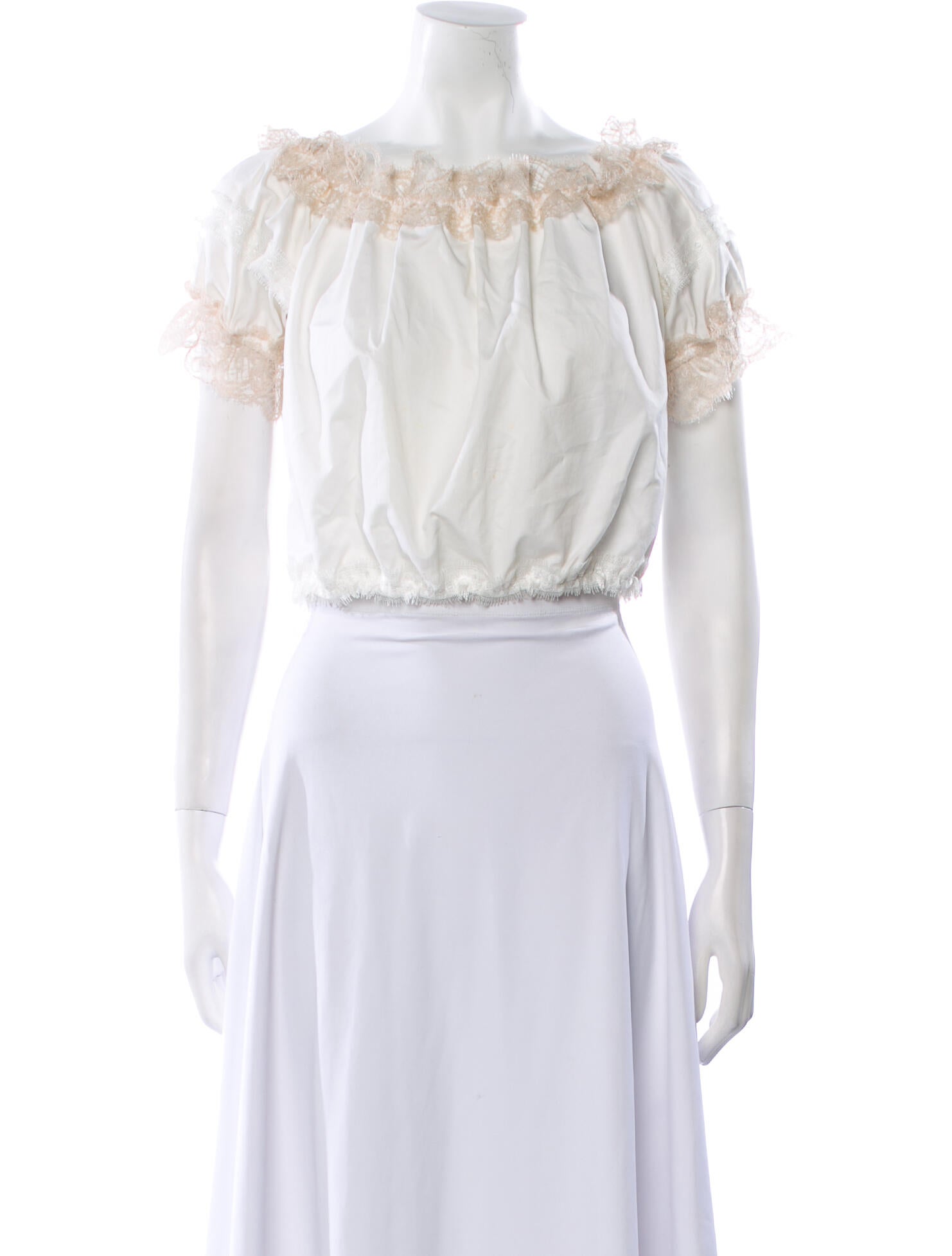 Alexis Off-The-Shoulder Short Sleeve Crop Top