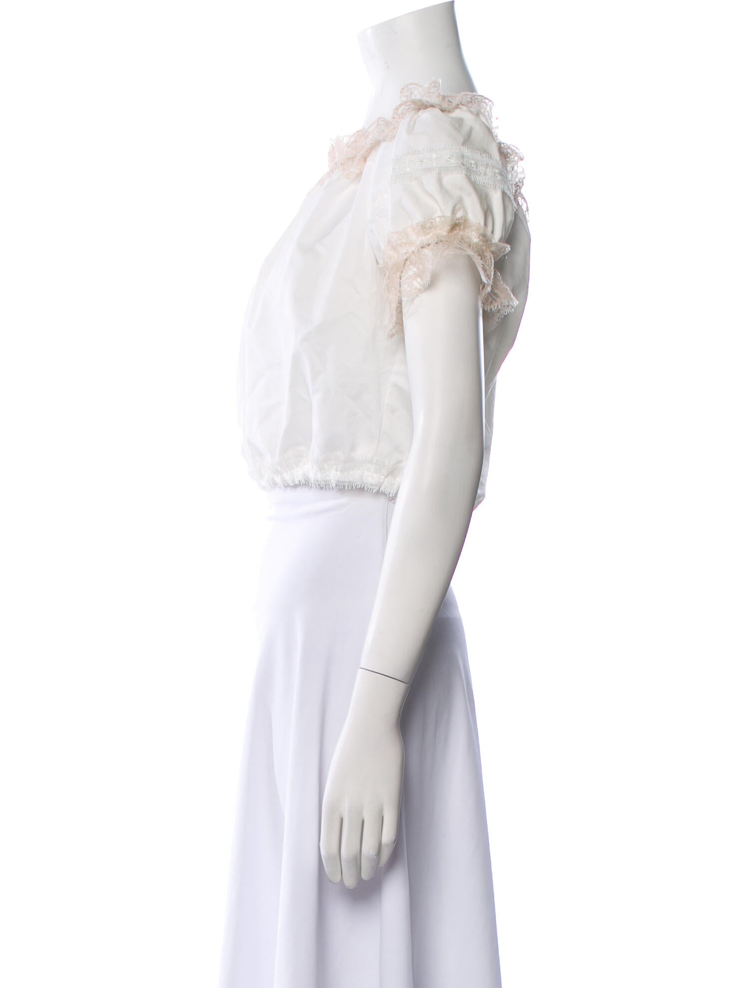 Alexis Off-The-Shoulder Short Sleeve Crop Top