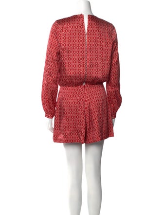 Alexis Printed Crew Neck Romper