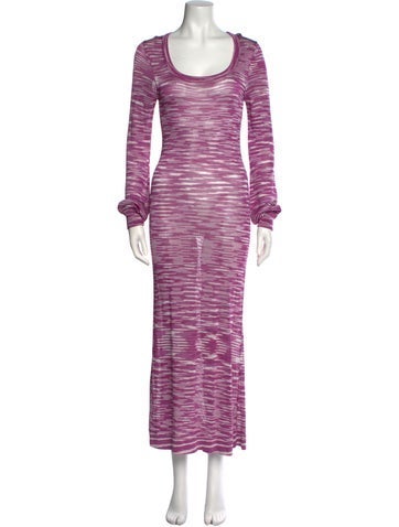 Alexis Dresses Striped Long Dress S