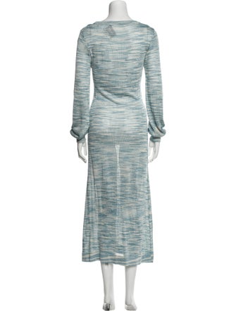 Alexis Striped Long Dress