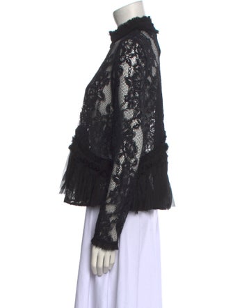 Alexis Lace Lace Pattern Blouse