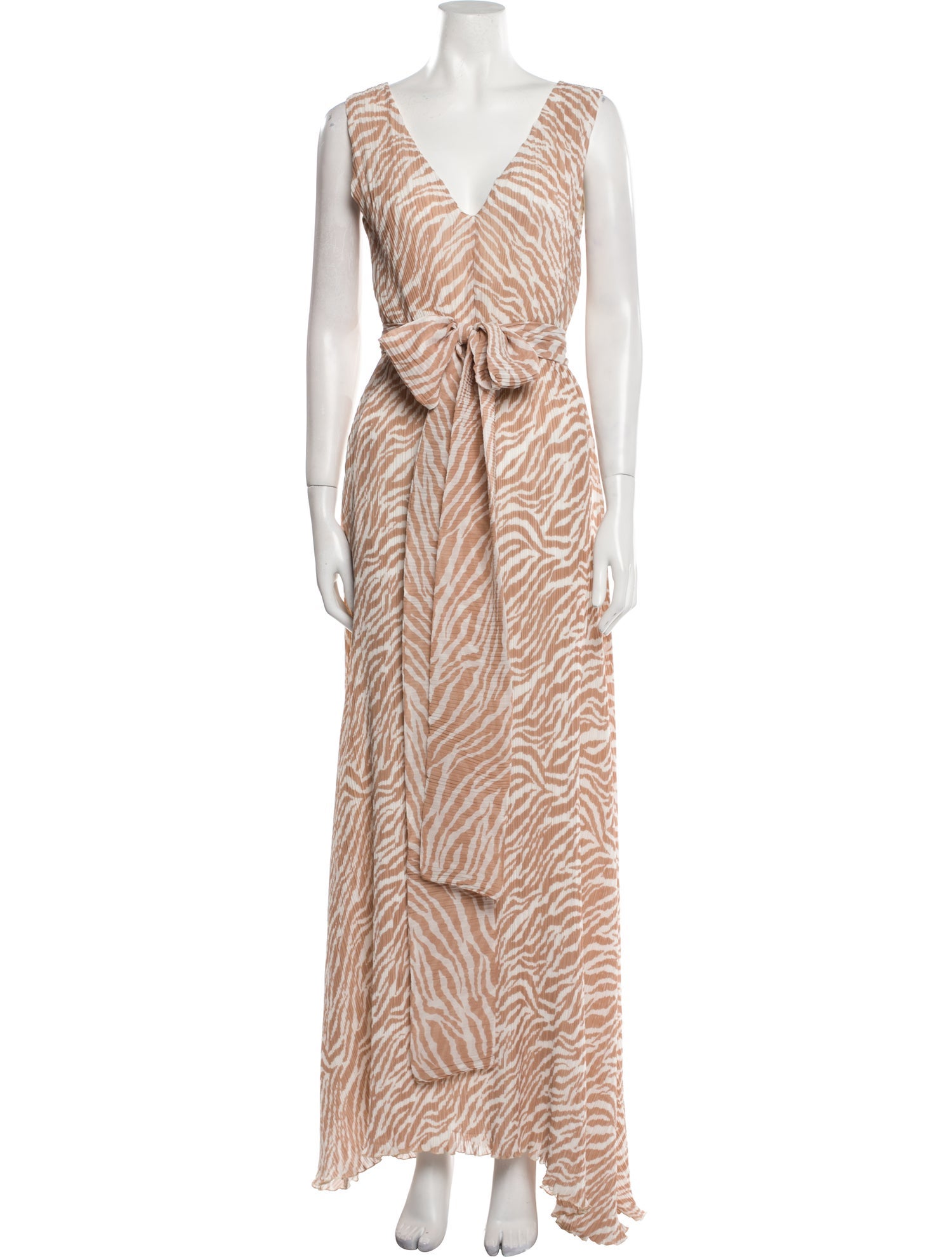 Alexis Animal Print Long Dress