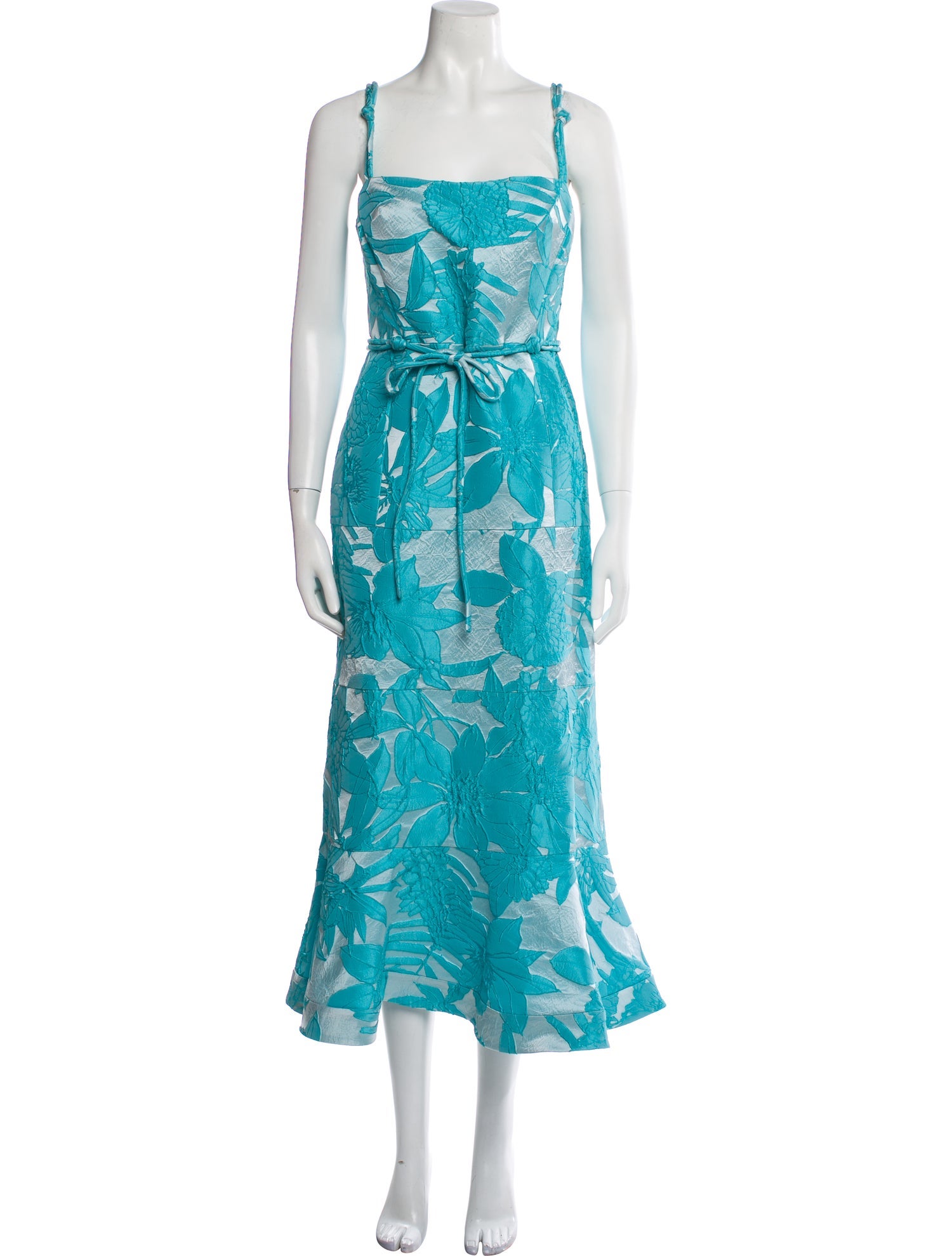 Alexis Floral Print Long Dress