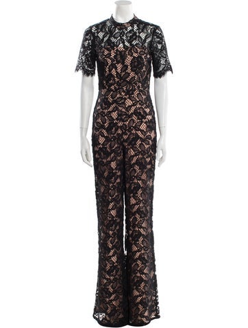 Alexis Jumpsuits and Rompers Lace Pattern Jumpsuit S