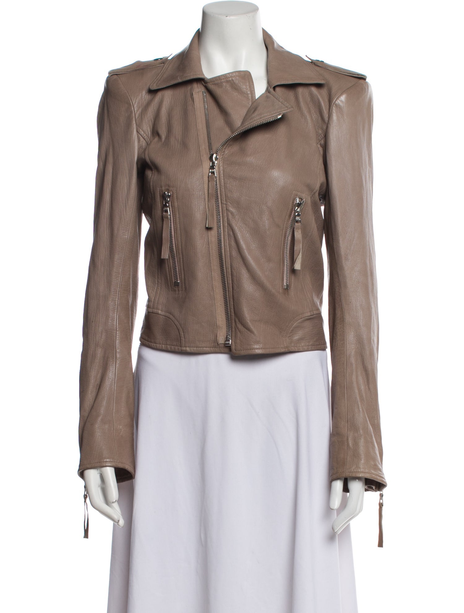 Alexis Leather Biker Jacket