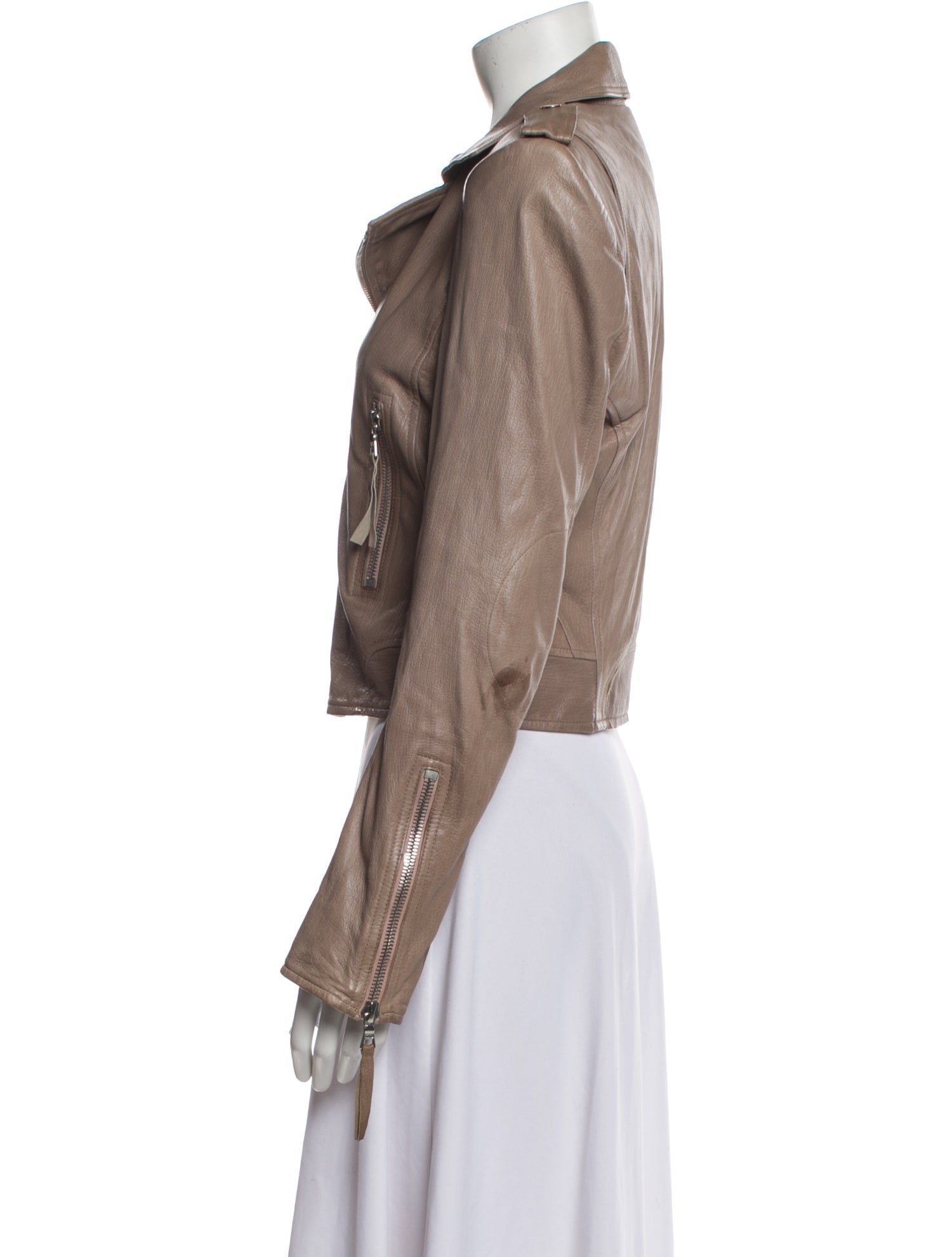 Alexis Leather Biker Jacket