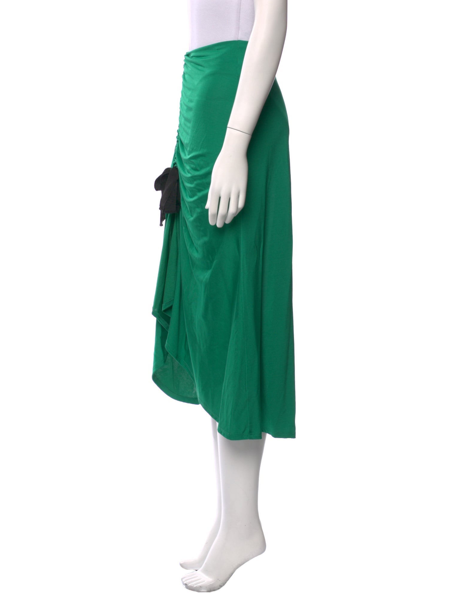 Alexis Nylon Midi Length Skirt