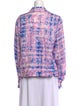 Alexis Linen Tie-Dye Print Button-Up Top